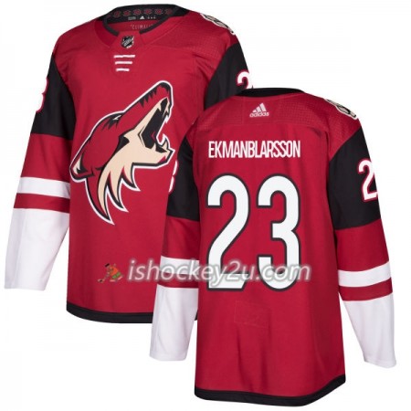 Mænd NHL Arizona Coyotes Trøje Oliver Ekman-Larsson 23 Adidas 2017-2018 Maroon Authentic